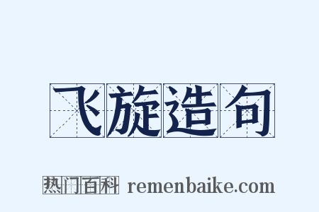 飞旋造句是什么意思的图片